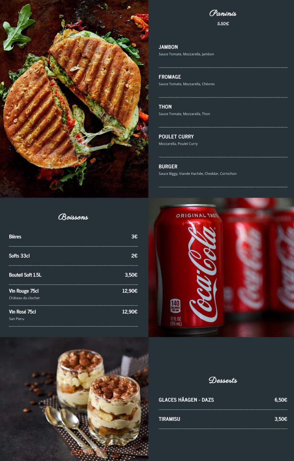 L'atelier fratelli — carte page 4