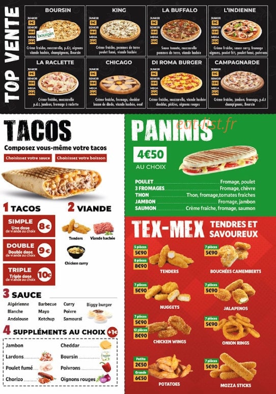 Di Roma Pizza — carte page 3