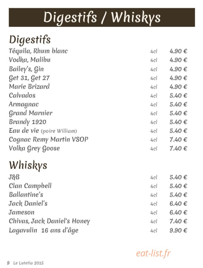 Le lutetia — carte page 9