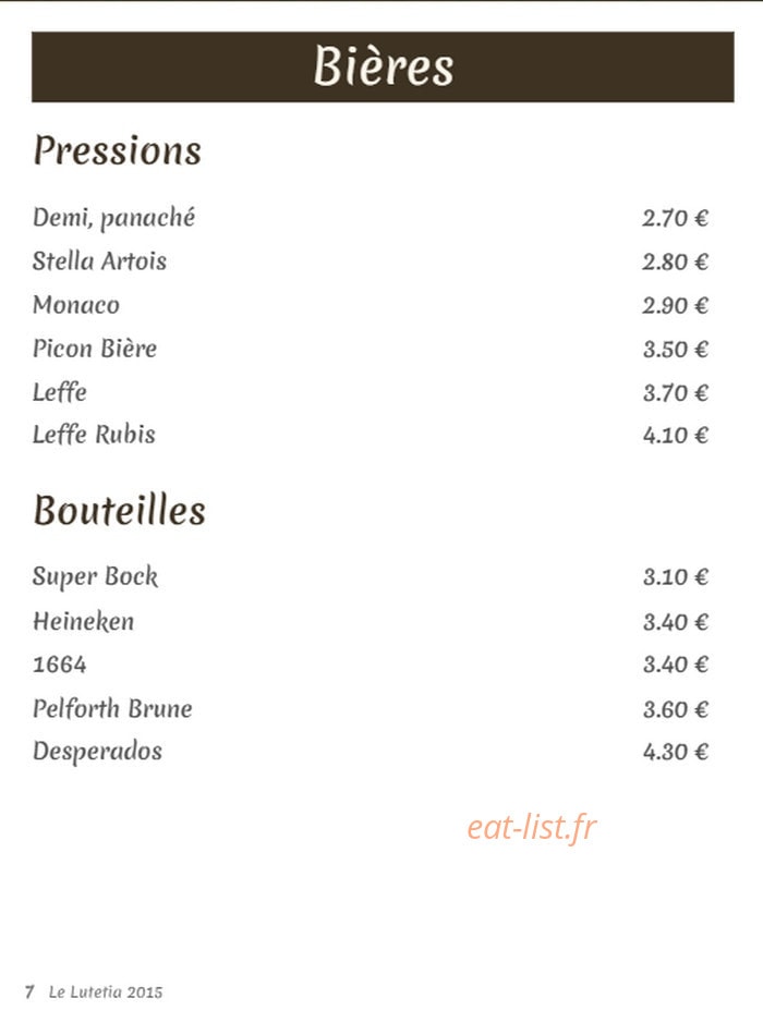 Le lutetia — carte page 7