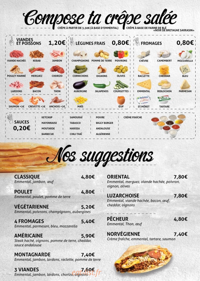 Ma Crépe — carte page 2