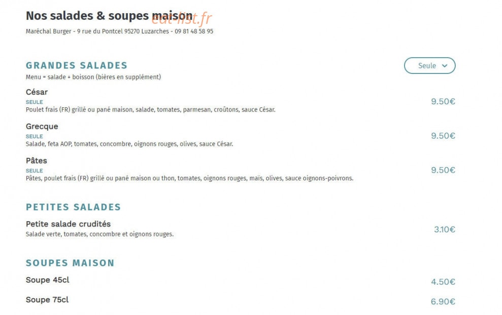 Maréchal Burger — carte page 7