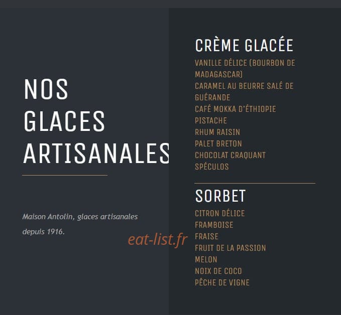 O'Bistrot des Frangins — carte page 5
