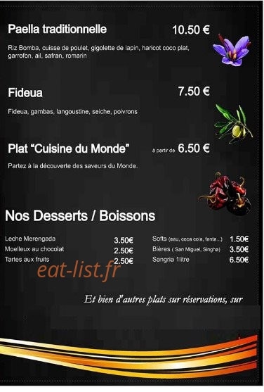 Les Traiteurs Gourmets — carte page 2