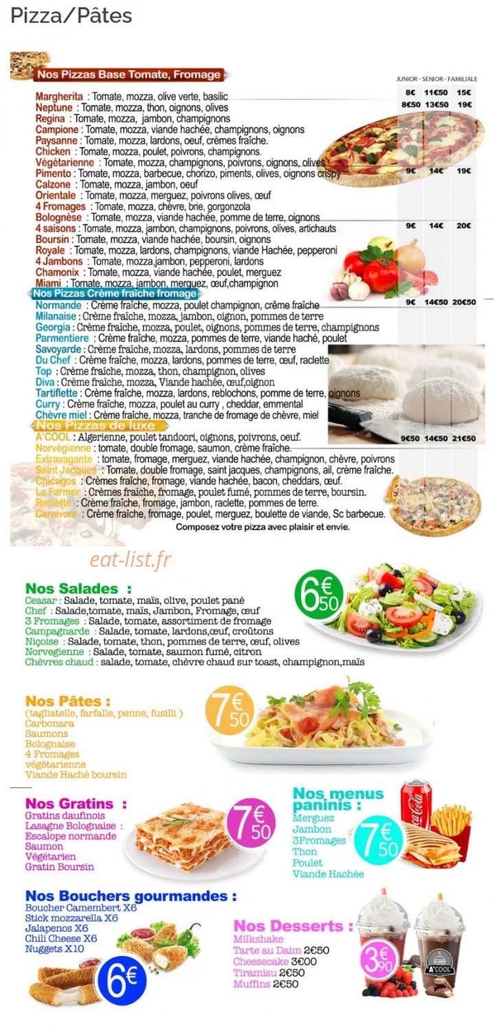 A Cool — carte page 4