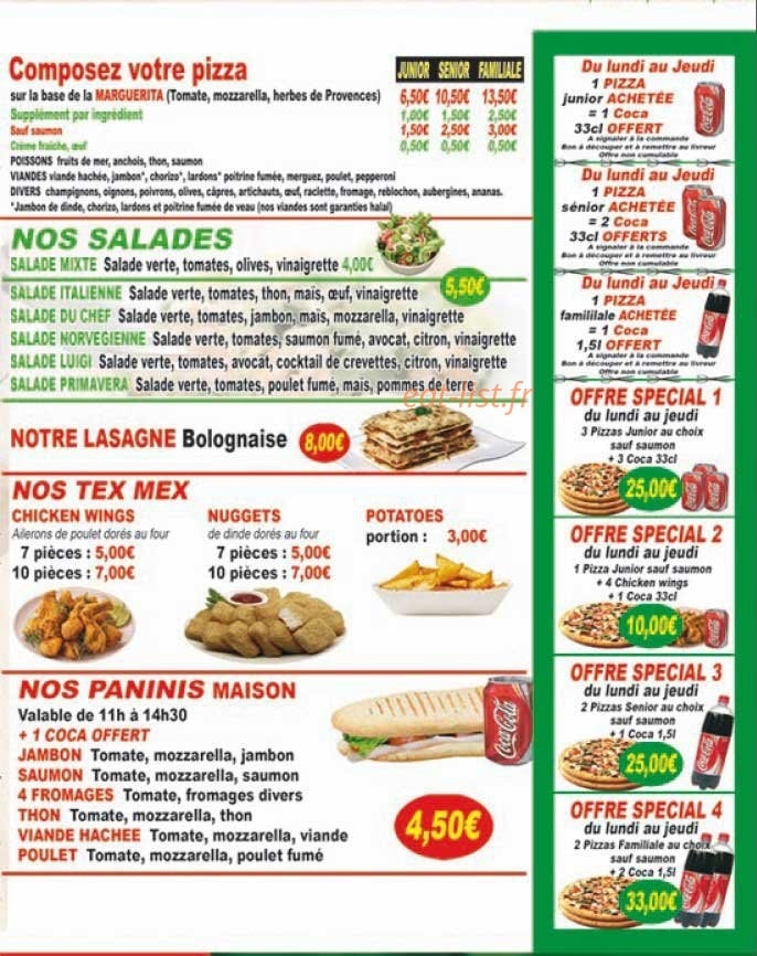 Pizza Luigi — carte page 3