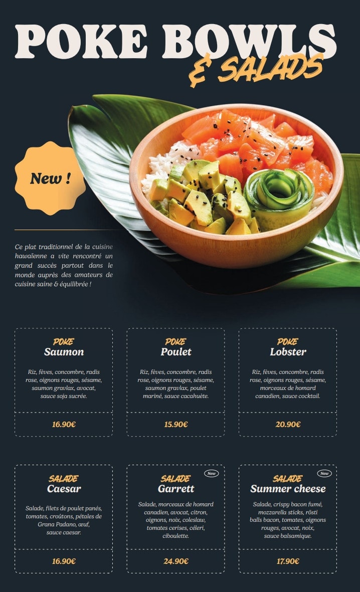 Garrett Meal's — carte page 8