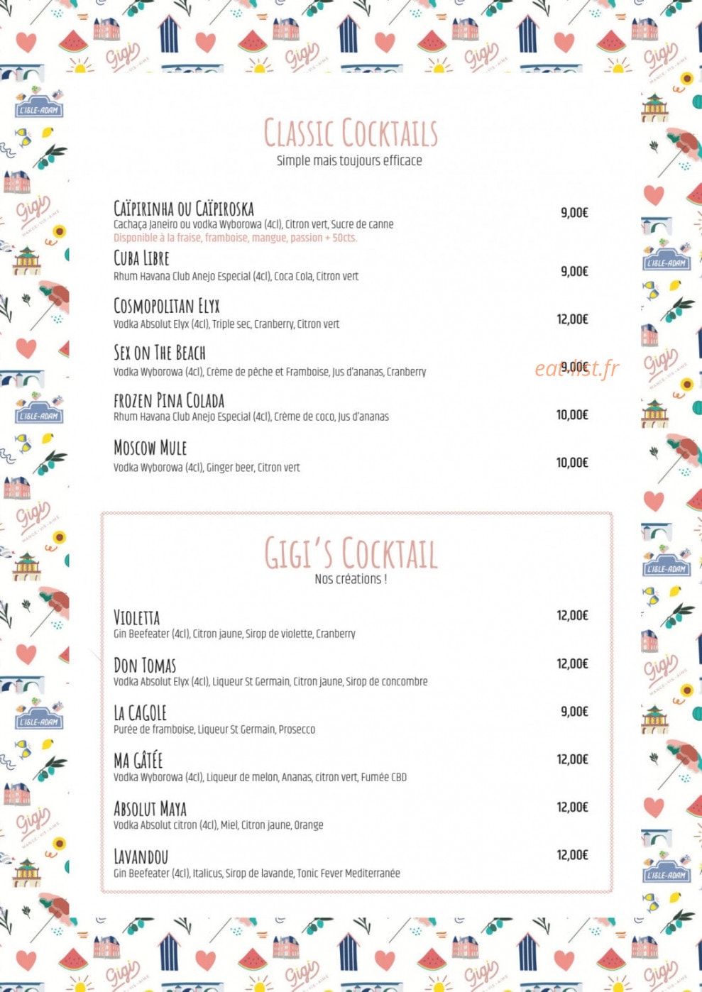 Gigi — carte page 9