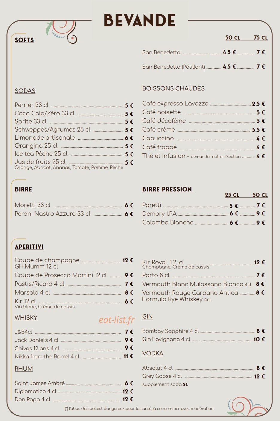 Il capriccio — carte page 6