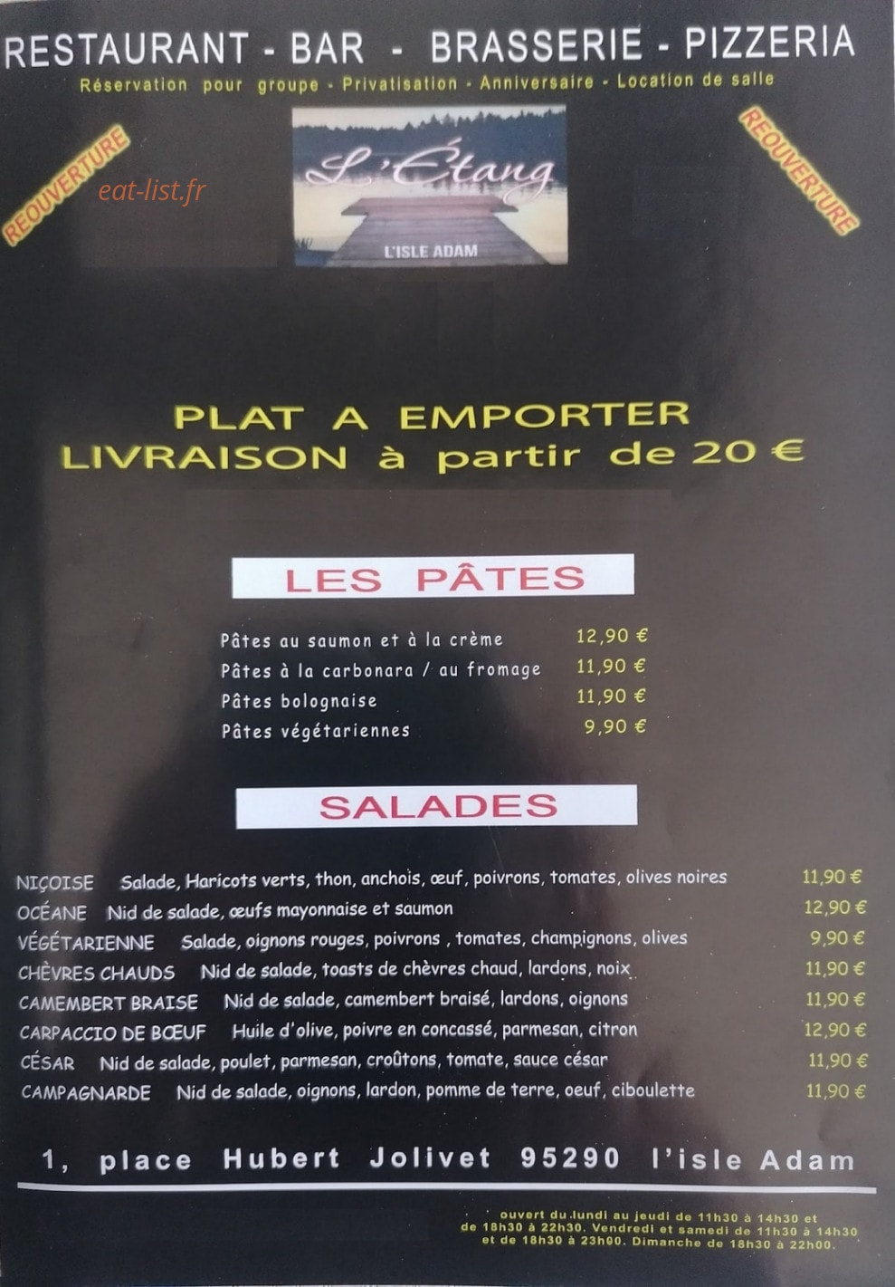 L’Étang — carte page 1