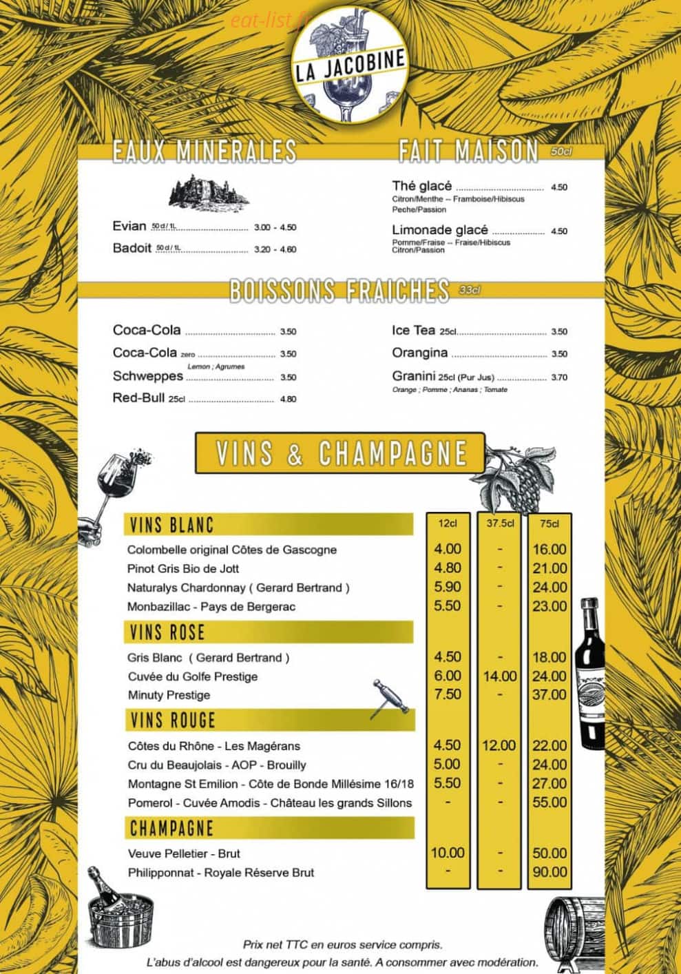 La Cabane — carte page 6