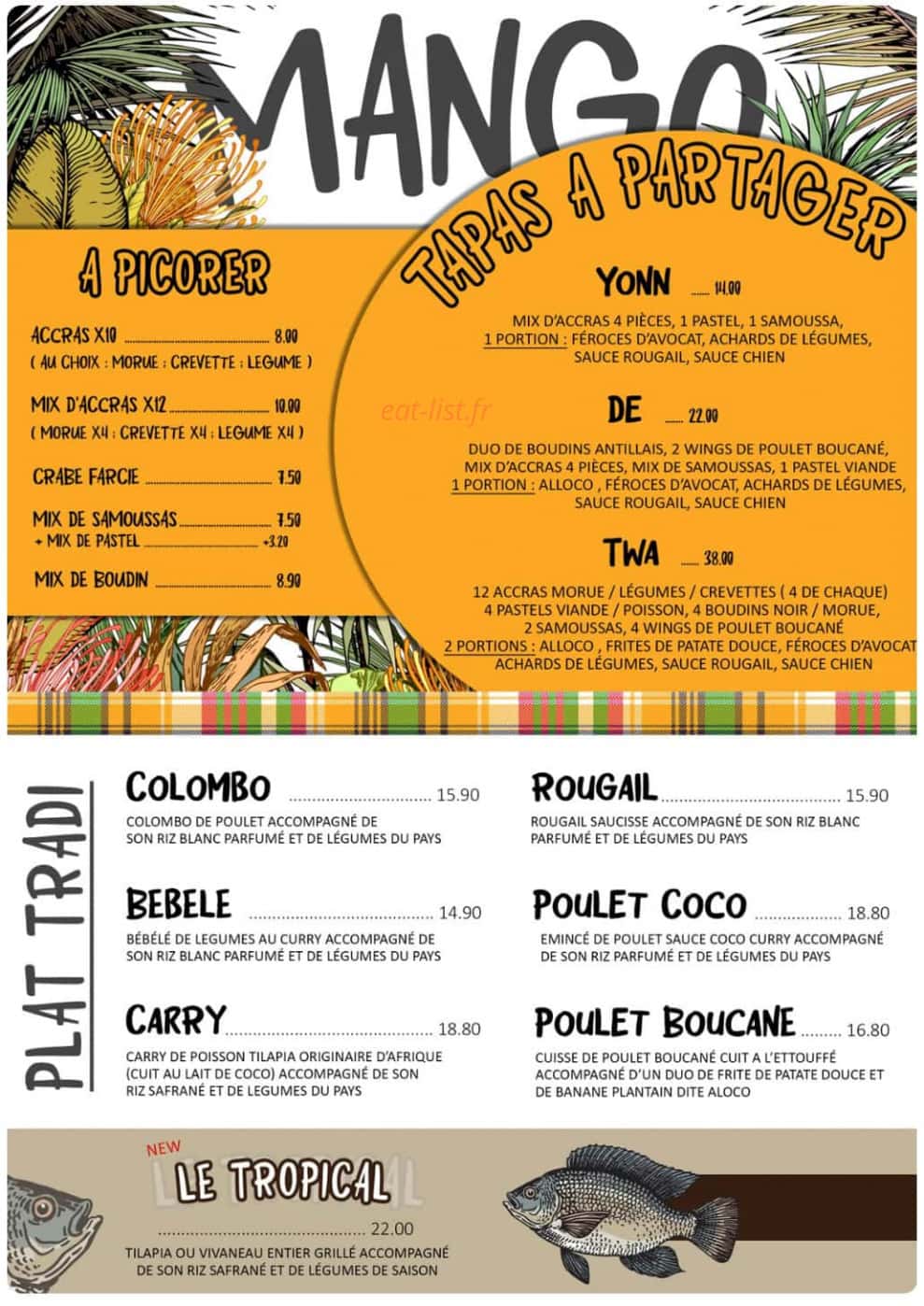 La Cabane — carte page 1