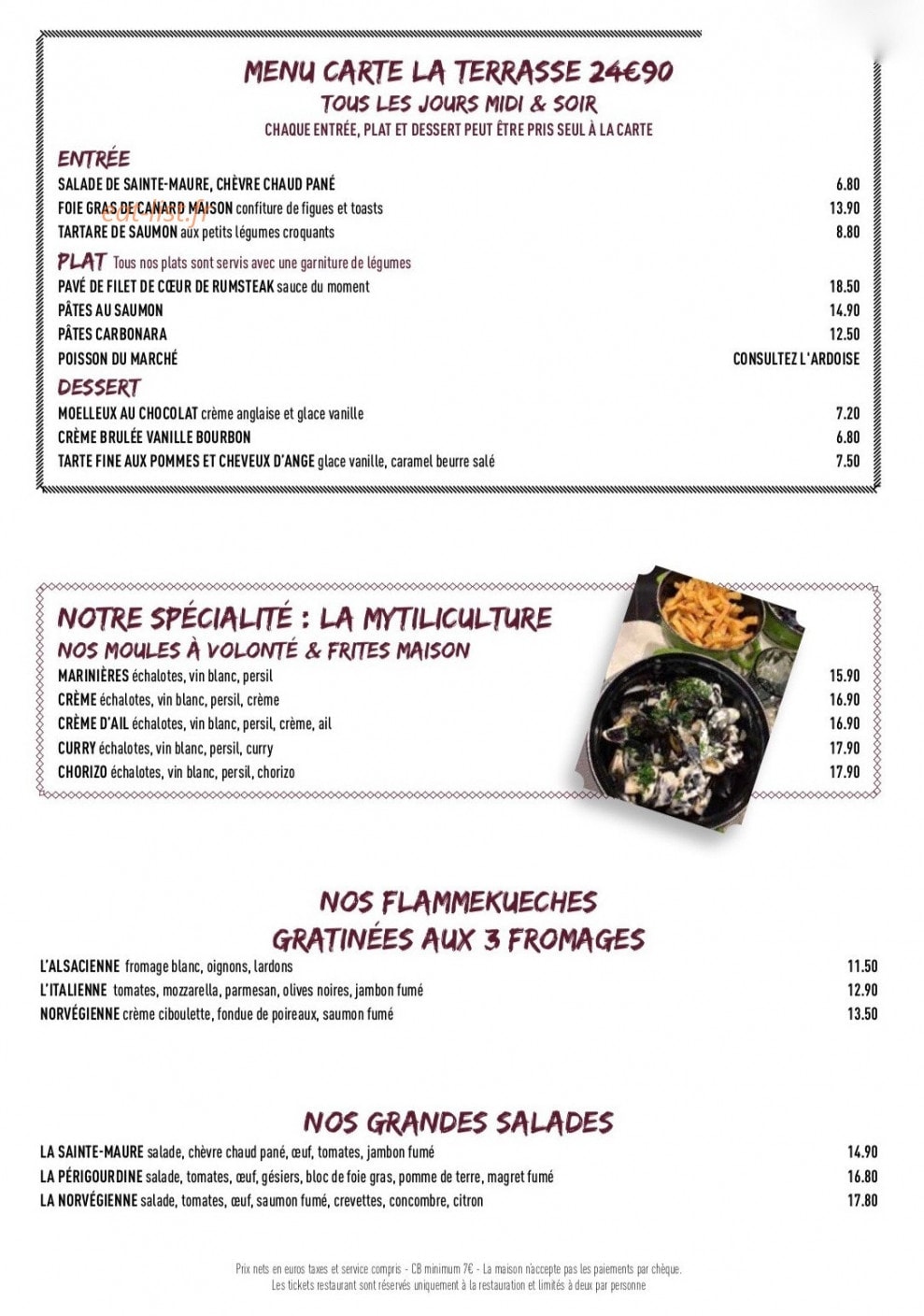 La Terrasse — carte page 3