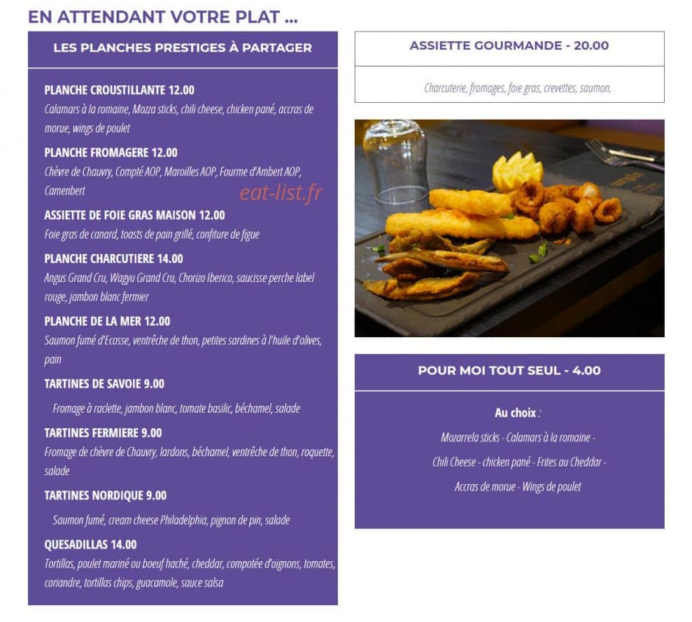 Le Purple — carte page 1