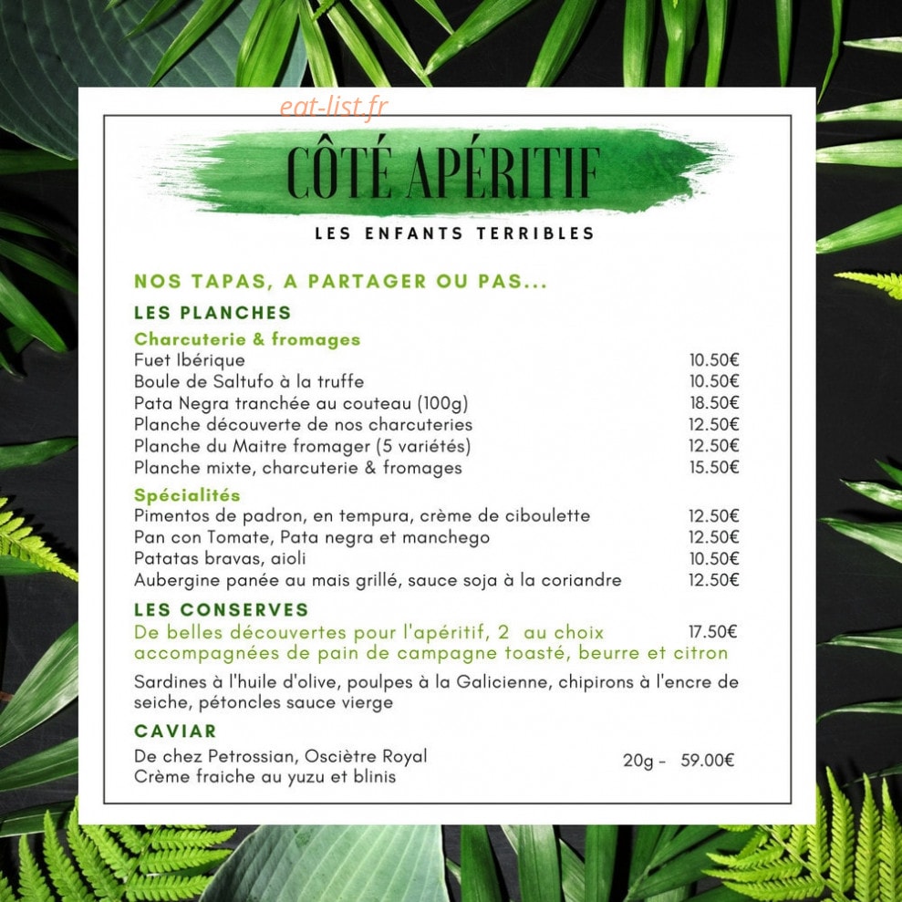 Les Enfants Terribles — carte page 5