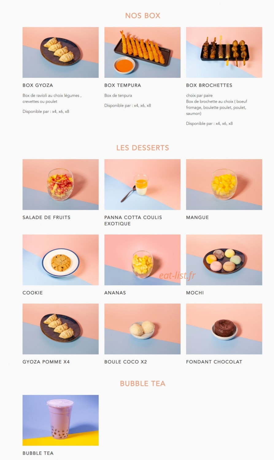 Poké Rolls — carte page 3