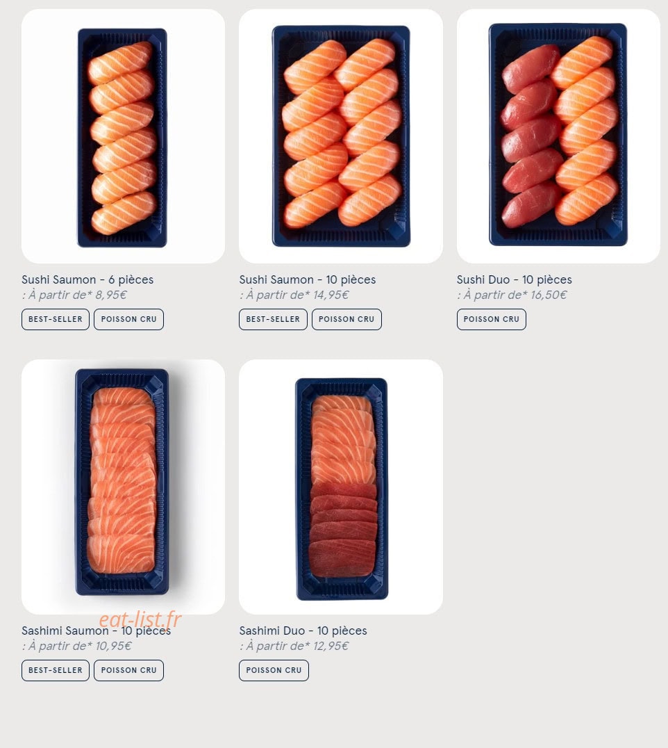 Sushi Daily — carte page 7