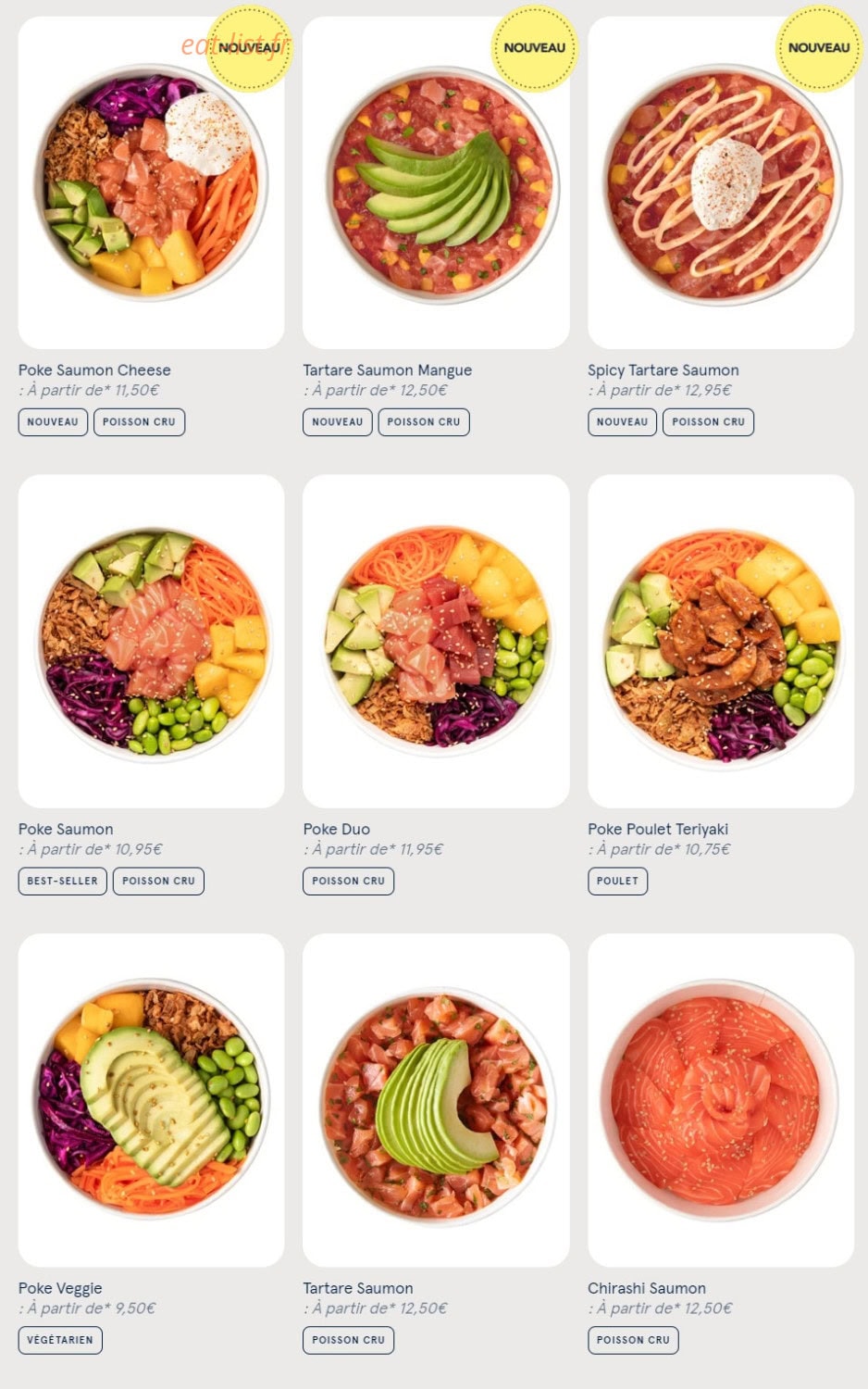 Sushi Daily — carte page 9