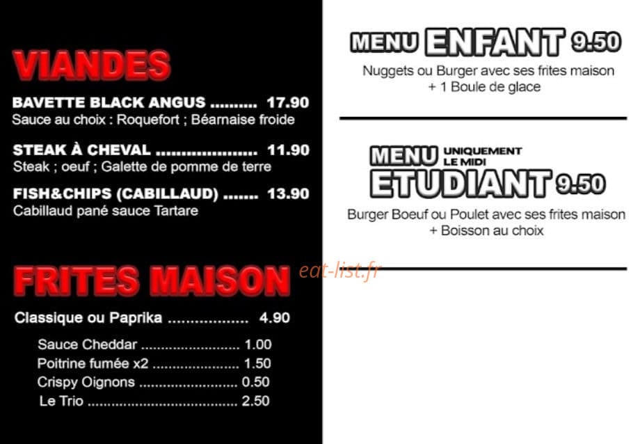 The Beefy's — carte page 2