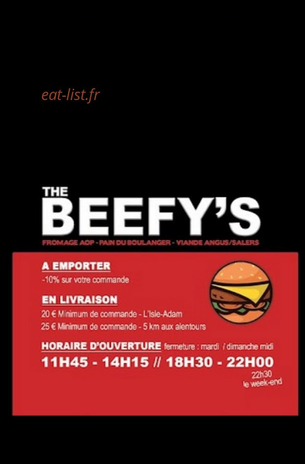 The Beefy's — carte page 6