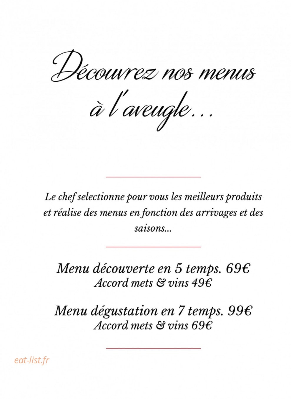Les Vignes Rouges — carte page 3