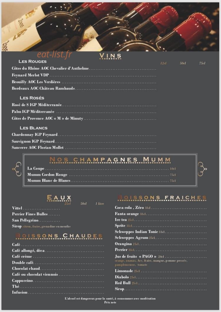 Chester Pub — carte page 7