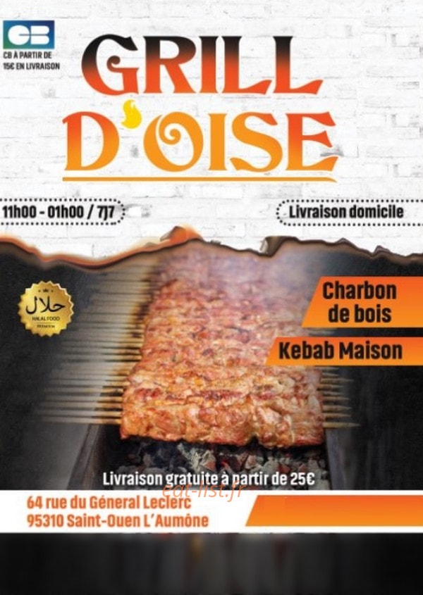 Grill D'Oise — carte page 1