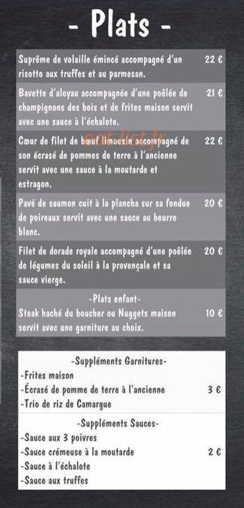 Le Cent Seize — carte page 2
