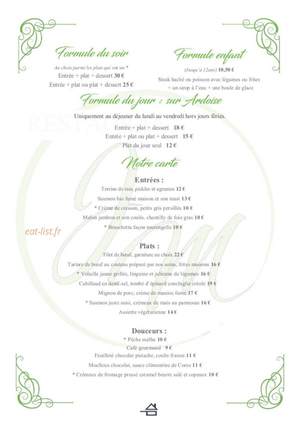 Le jardin de Maubuisson — carte page 1