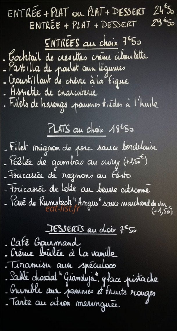 Le Pitch and Putt — carte page 1