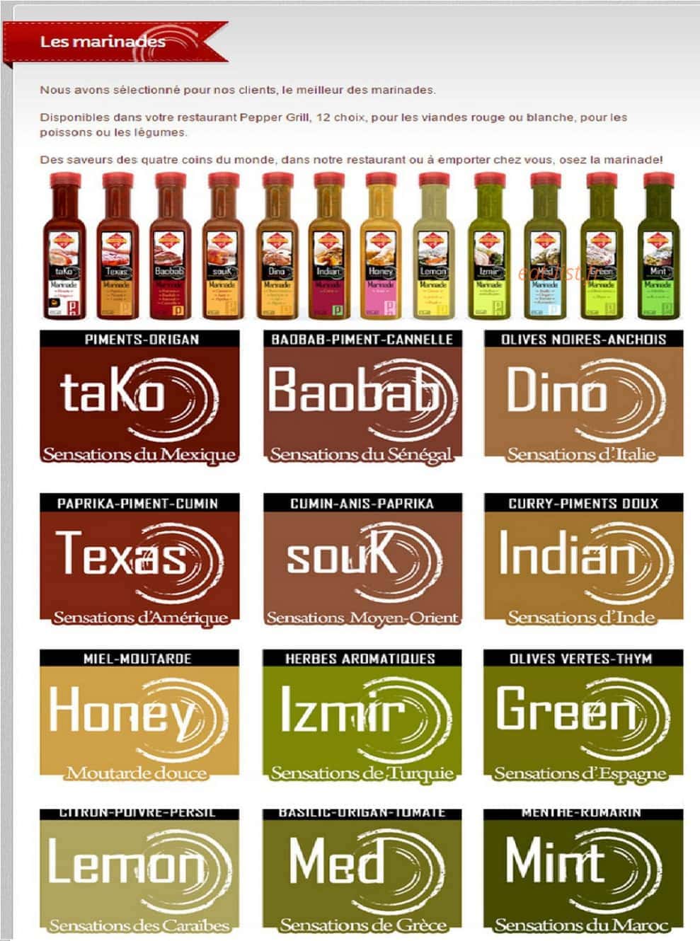 Pepper Grill — carte page 2