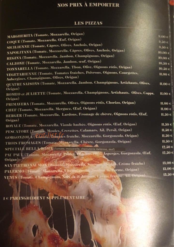 Bella Roma — carte page 3