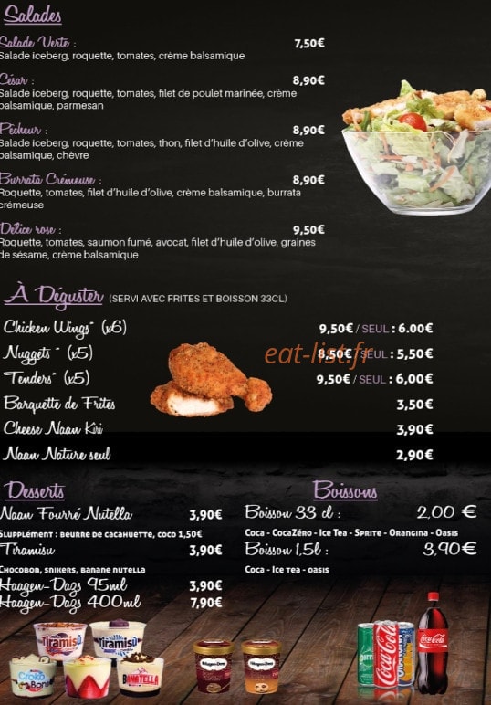 Mieux Qu’à La Maison — carte page 3