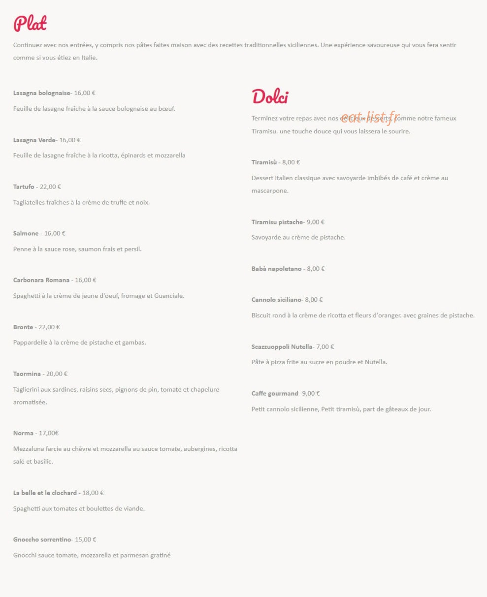 Passione Italiana — carte page 2