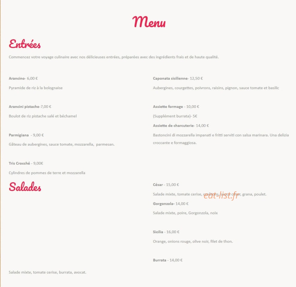 Passione Italiana — carte page 1