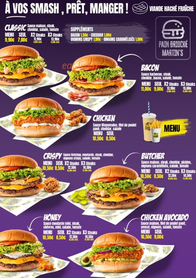 Smash Butcher — carte page 1
