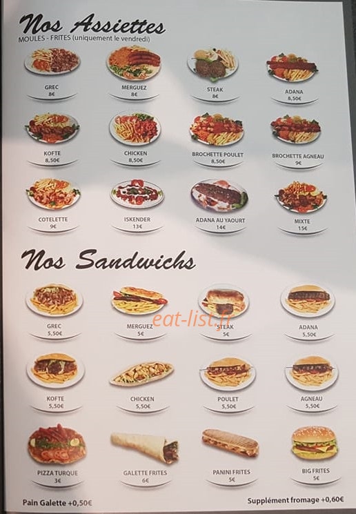 Chez Nico — carte page 2