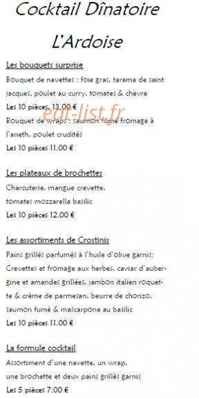 L'Ardoise — carte page 5