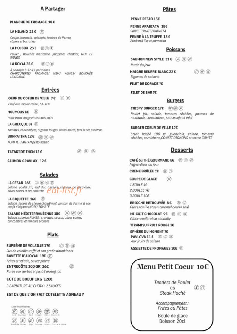 Le Cœur de Ville — carte page 2