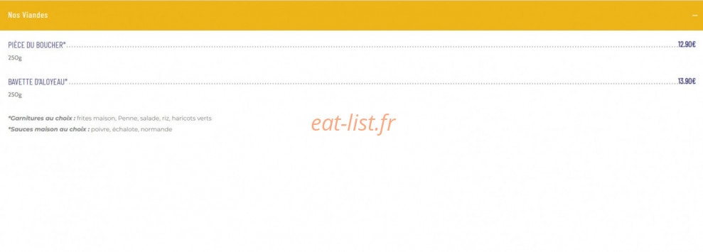 Le Pavillon — carte page 5