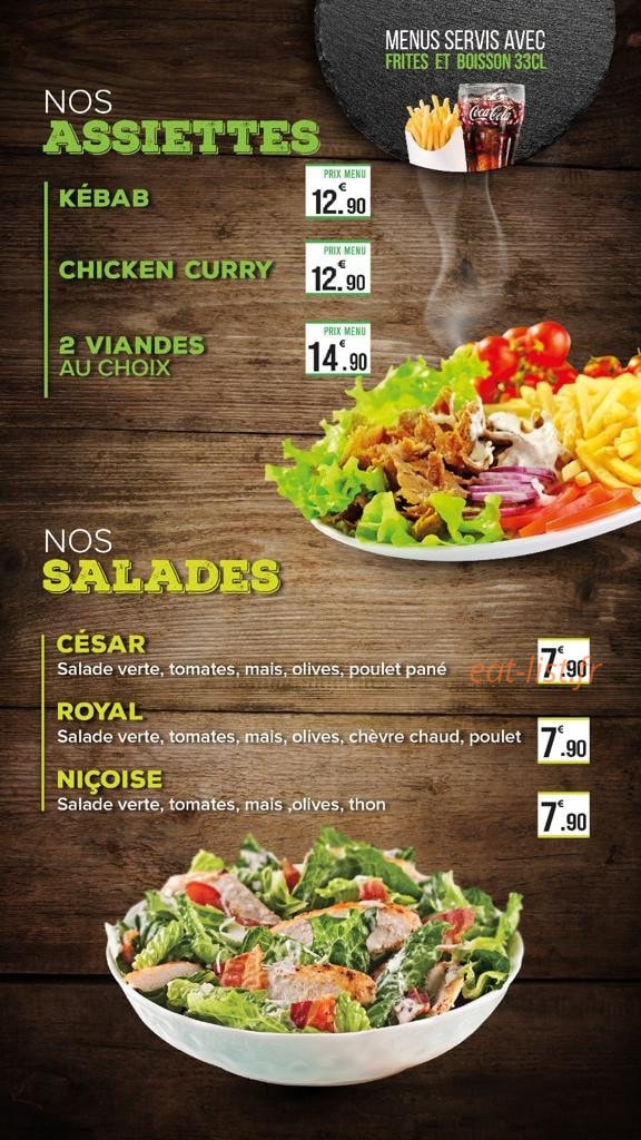 Ô'cheez — carte page 1