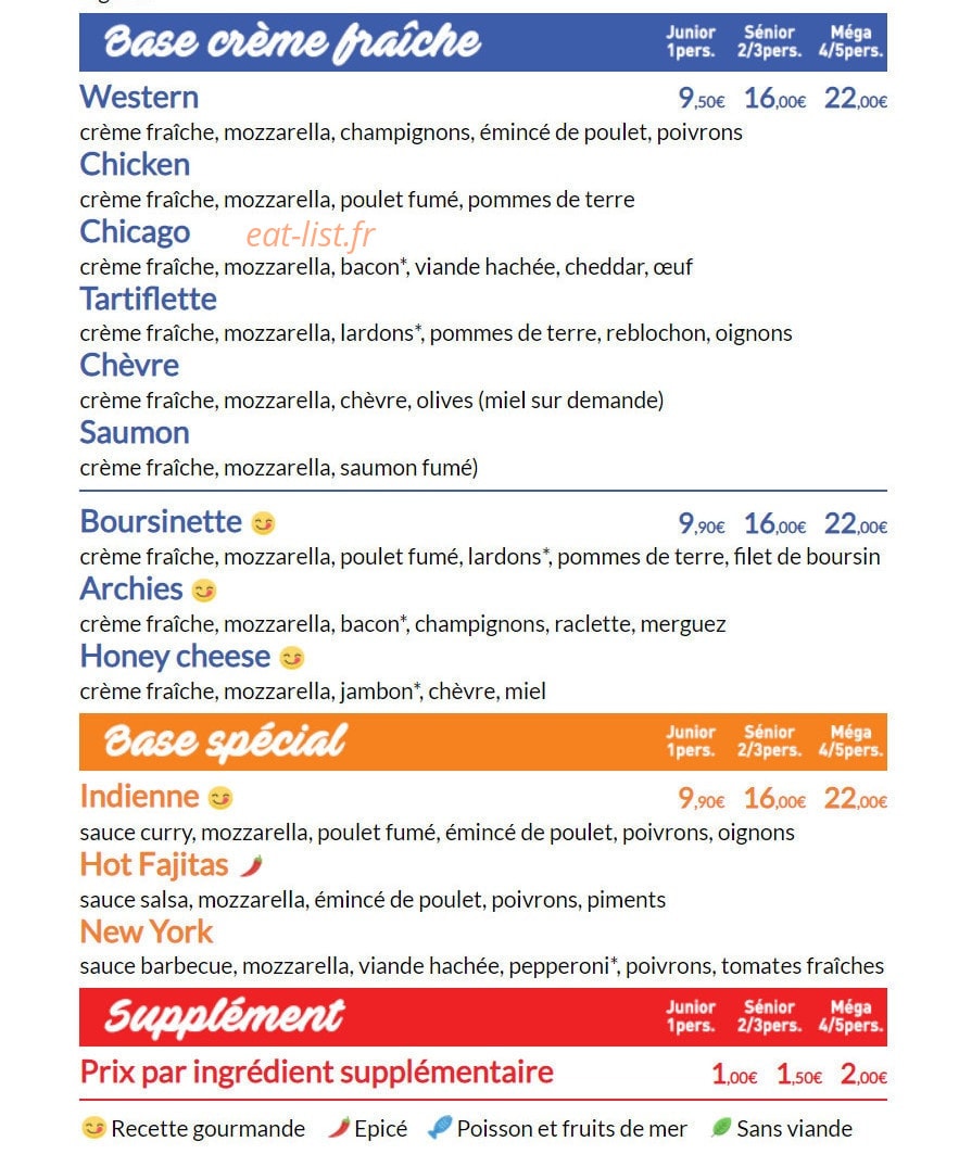 Pizza Family — carte page 4