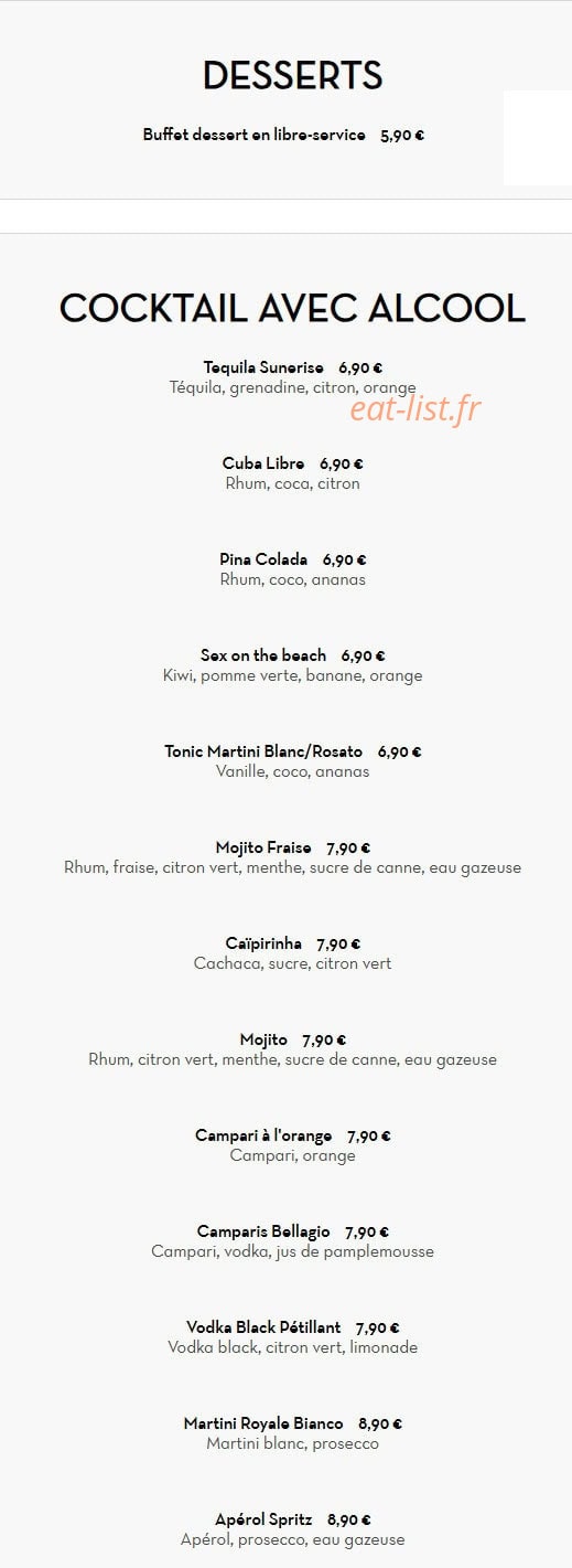 Bellagio — carte page 21