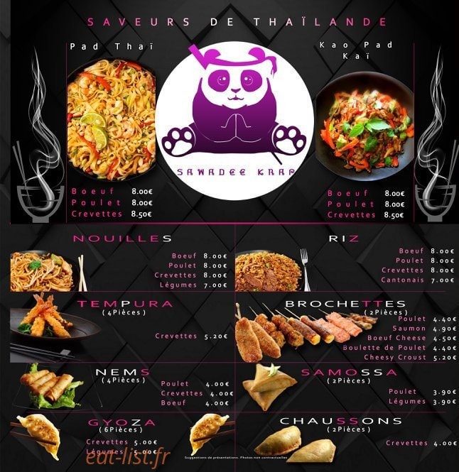 My Sushi Saveurs D’Asie — carte page 5
