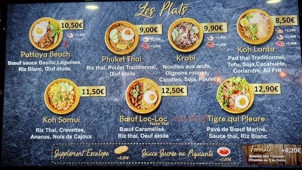 Phuket Wok — carte page 2