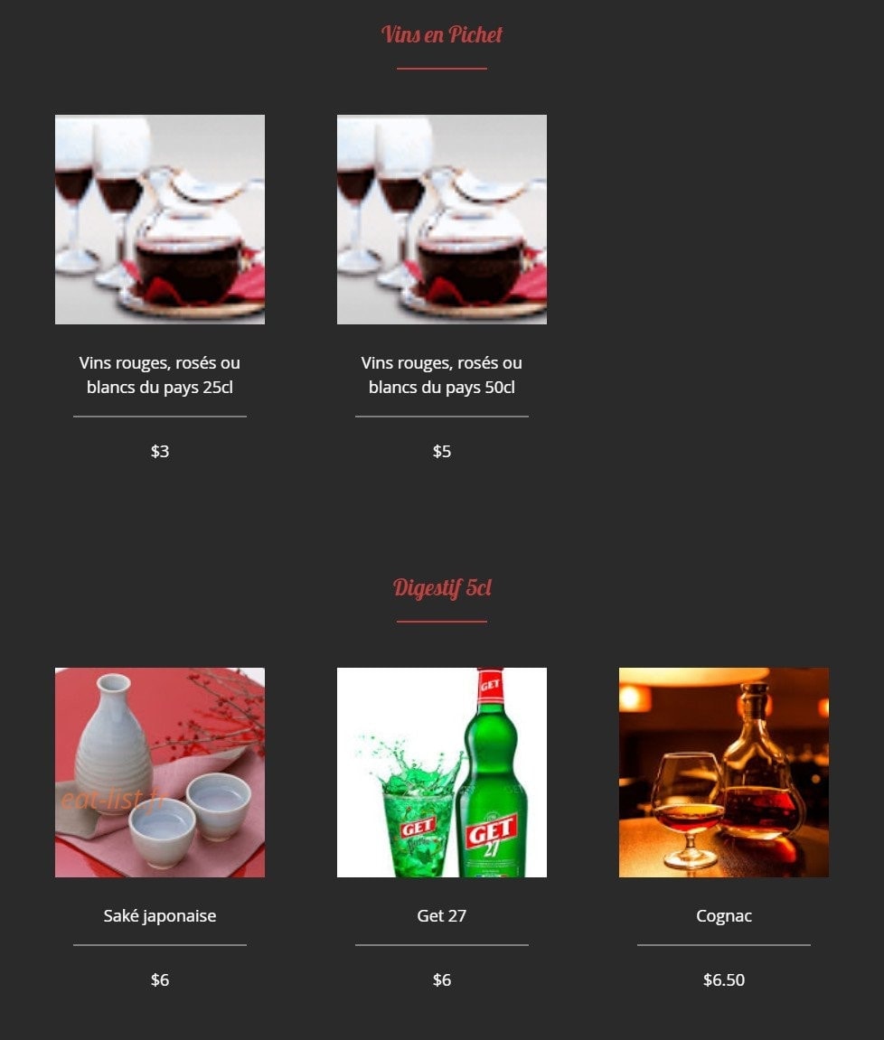 R.Sushi — carte page 34