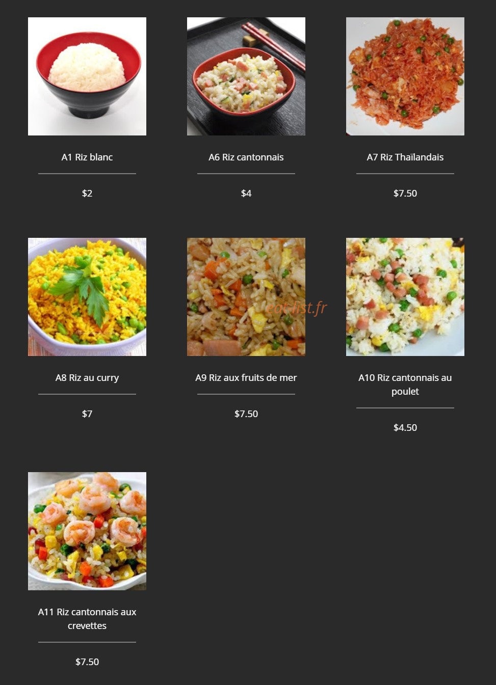 R.Sushi — carte page 27