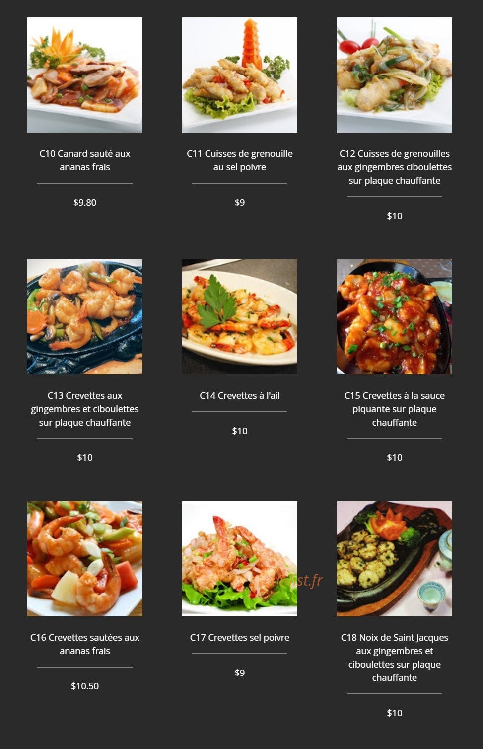 R.Sushi — carte page 25