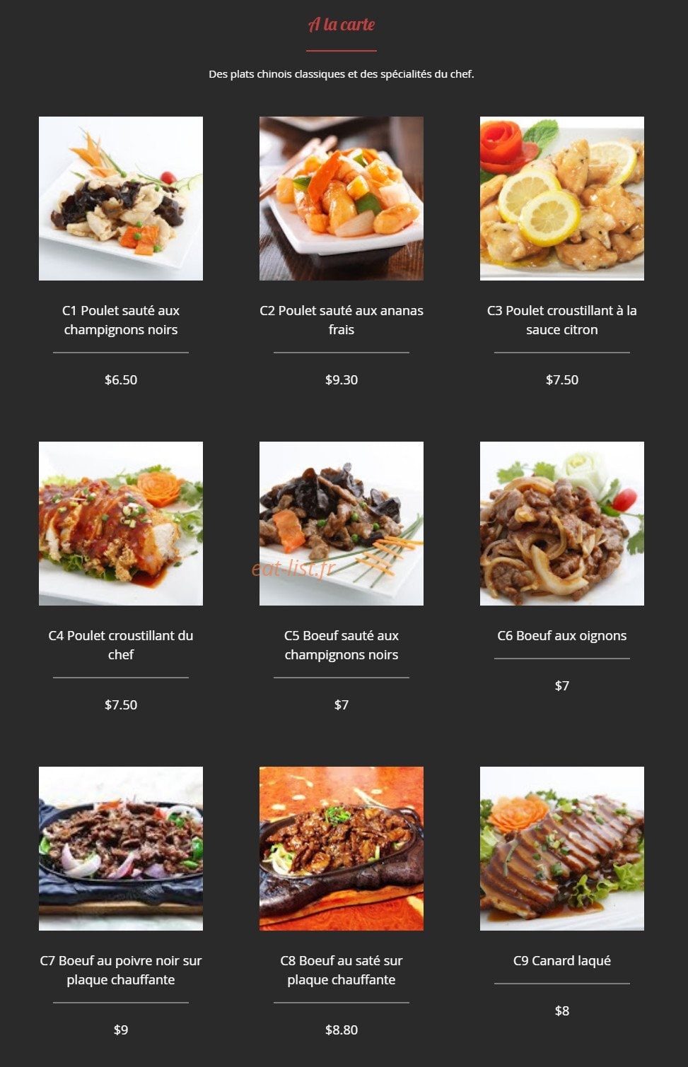 R.Sushi — carte page 24