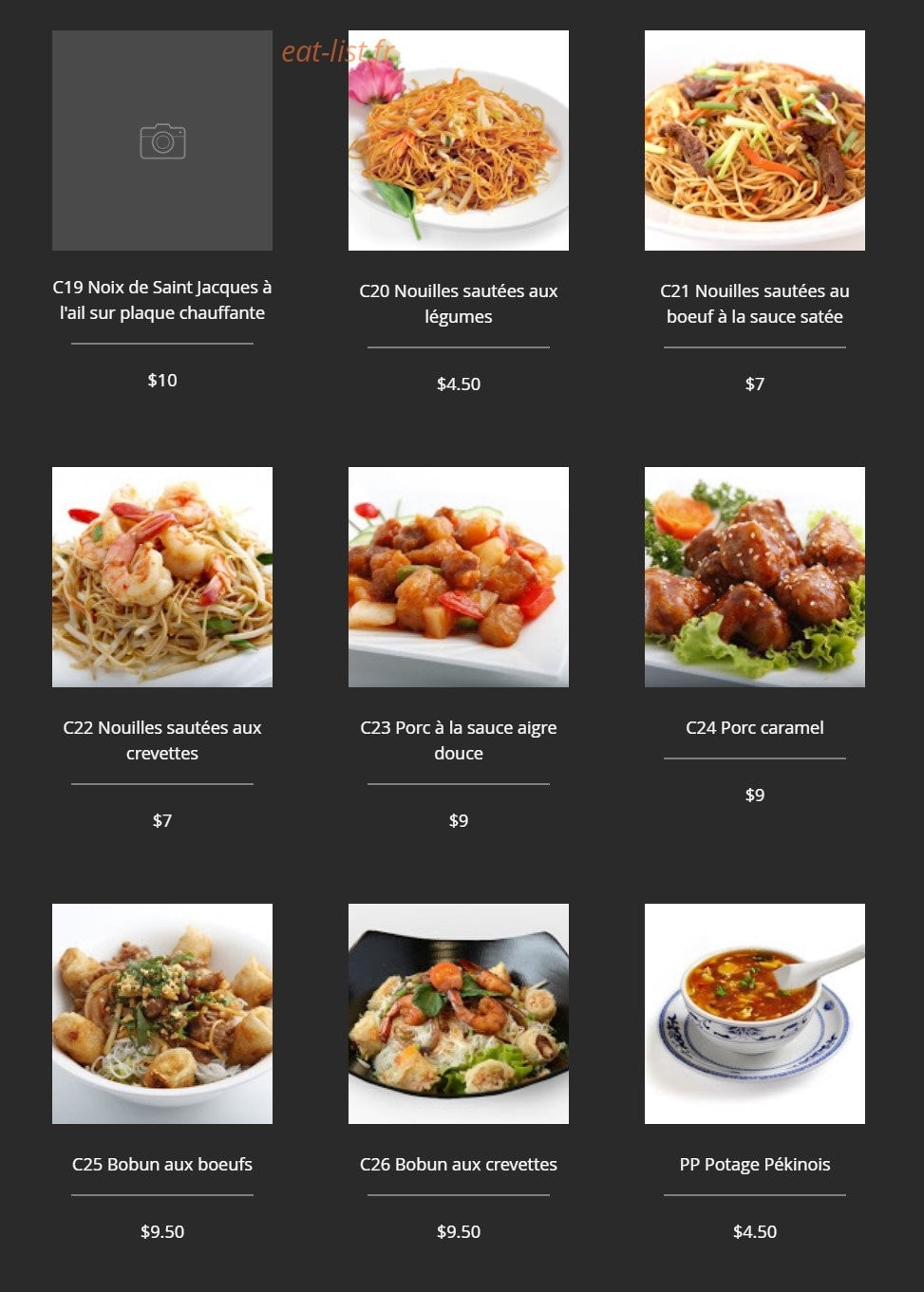 R.Sushi — carte page 26